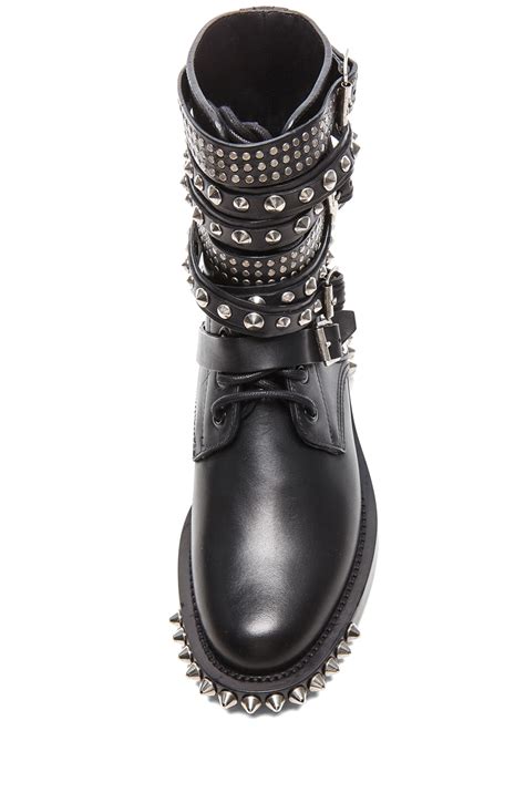 ysl ranger studded boots|Saint Laurent Studded Ranger Combat Boots .